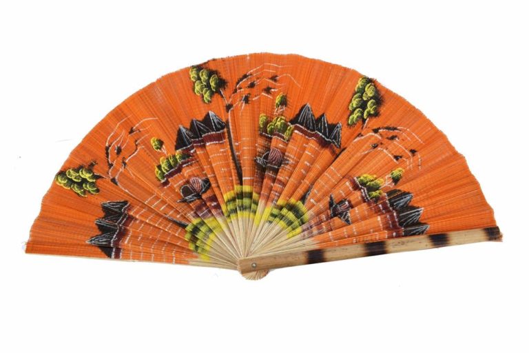 Bamboo Decorative Hand Fan (Folding) ETHICA ONLINE