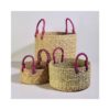 kauna round storage basket