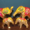 Elephant set of 4 – Golden_1