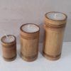 Bamboo Candle set of 3_3