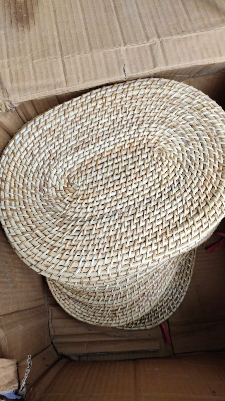 Cane Dining Mat Oval (Table Placemats) ETHICA ONLINE