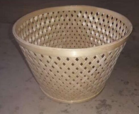 Bamboo Basket - Natural, EBB397
