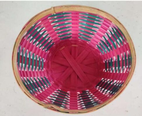 Bamboo Deep Round Basket - Color, EBB367 to EBB369
