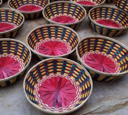 Designer Round Basket - Color,EBB345 and EBB346