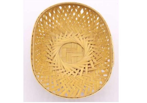 Bamboo Oval natural basket,EBB230