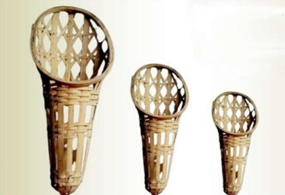 Bamboo flower basket set of 3,EBB110