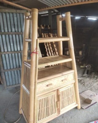 Bamboo showpiece stand / Storage cabinet